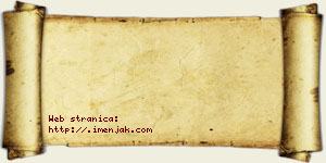 Javor Velimirović vizit kartica